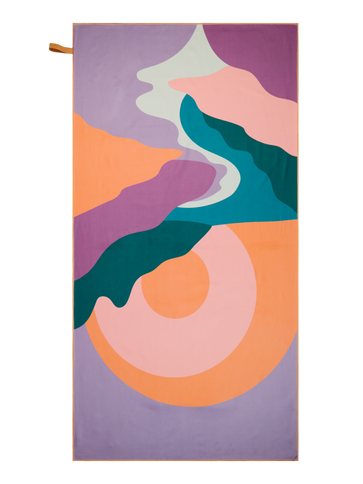 PRTLisboa towel - Valerianlilac  Beach Towel van Protest | SHAKA