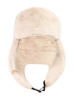 Sarina earflap hat - Kitoffwhite