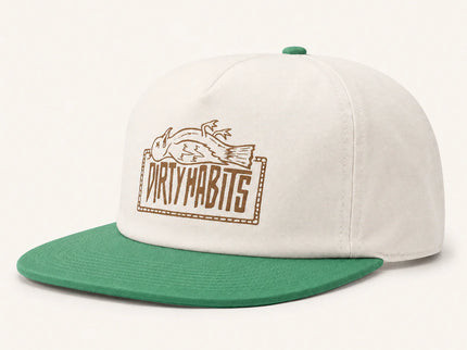 Bird Cap - Natural/Green  Cap van Dirty Habits | SHAKA