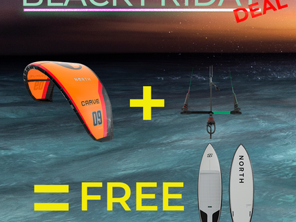 Carve + Navigator + Free Charge Surfboard - Black Friday Only!