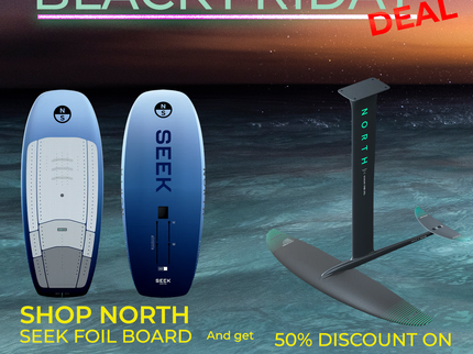 Seek Foil Board + CF85 Mast/MA Front Wing with 50% || Black Friday Deal