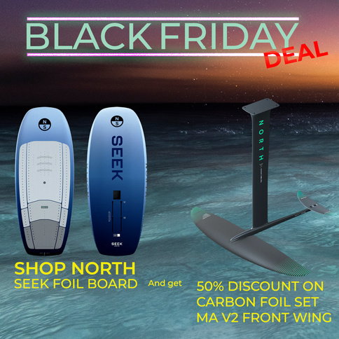 Seek Foil Board + CF85 Mast/MA Front Wing met 50% || Black Friday Deal