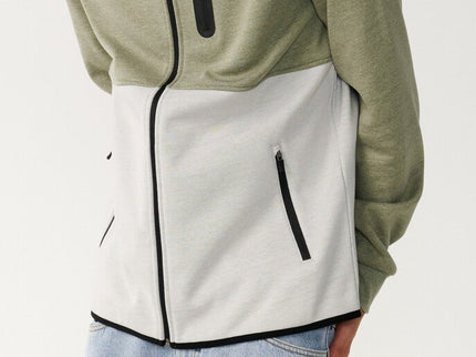 Departed Bonded DWR Zip Thru - Green  Sweat van Rip Curl | SHAKA
