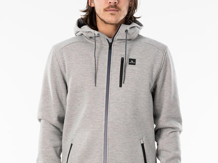 Anti Series Departed ZIP Thru - Grey  Sweat van Rip Curl | SHAKA