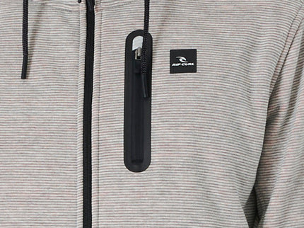 Anti Series Departed ZIP Thru - Grey  Sweat van Rip Curl | SHAKA