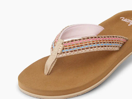 Baja - Elana Brown/Pink  Slipper van Reef | SHAKA