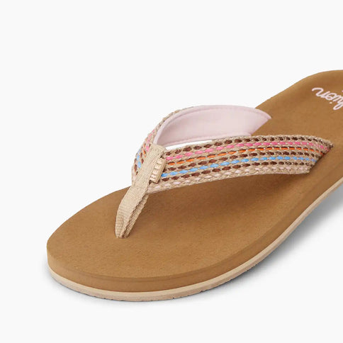 Baja - Elana Brown/Pink  Slipper van Reef | SHAKA