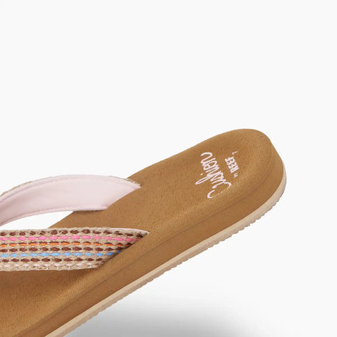 Baja - Elana Brown/Pink  Slipper van Reef | SHAKA