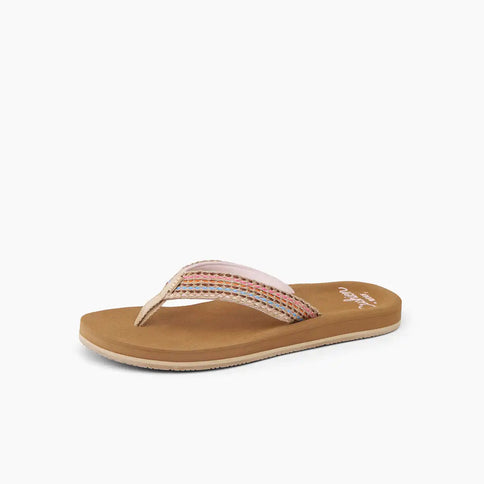 Baja - Elana Brown/Pink  Slipper van Reef | SHAKA