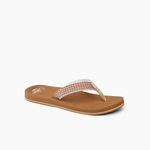 Baja - Elana Brown/Pink  Slipper van Reef | SHAKA