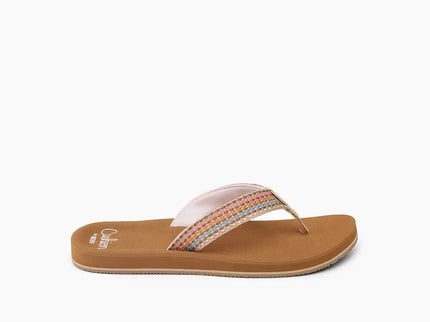 Baja - Elana Brown/Pink  Slipper van Reef | SHAKA
