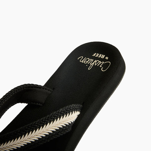 Baja - Maria Black/Vintage  Slipper van Reef | SHAKA