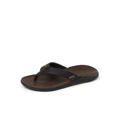 Offshore Leather - Dark Brown  Slipper van Reef | SHAKA