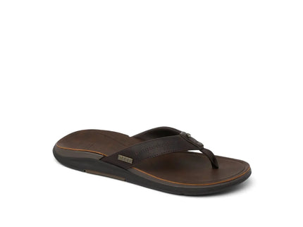 Offshore Leather - Dark Brown  Slipper van Reef | SHAKA