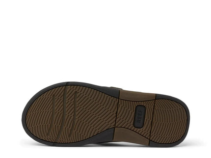 Offshore Leather - Dark Brown  Slipper van Reef | SHAKA