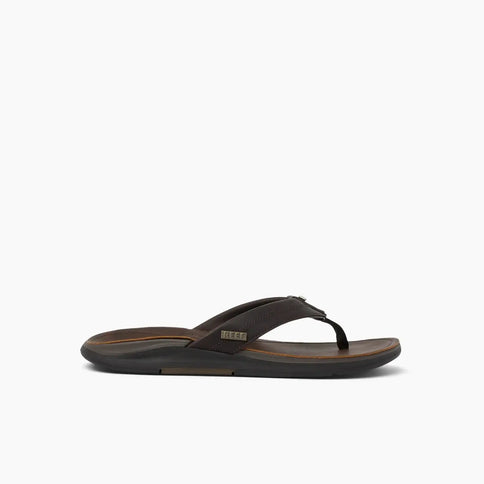 Offshore Leather - Dark Brown  Slipper van Reef | SHAKA
