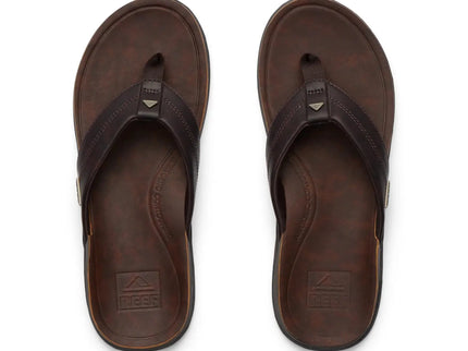 Offshore Leather - Dark Brown  Slipper van Reef | SHAKA