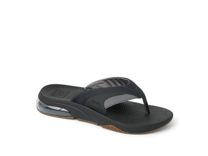 Fanning -  Black/Gum  Slipper van Reef | SHAKA
