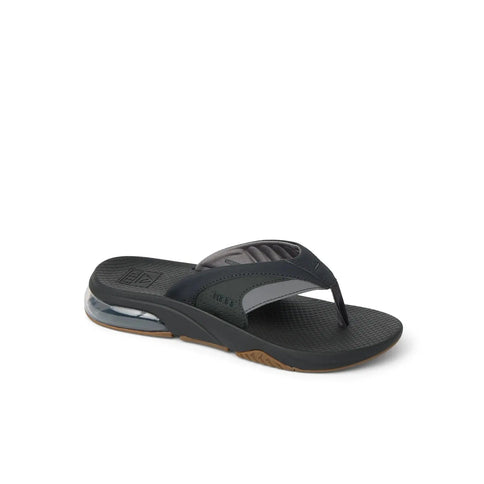 Fanning -  Black/Gum  Slipper van Reef | SHAKA