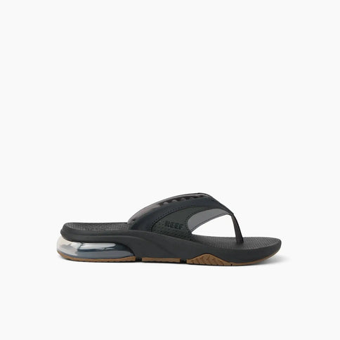 Fanning -  Black/Gum  Slipper van Reef | SHAKA