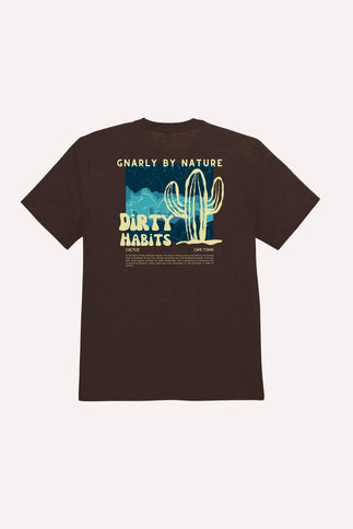 Gnarly Chocolate Tee - Brown