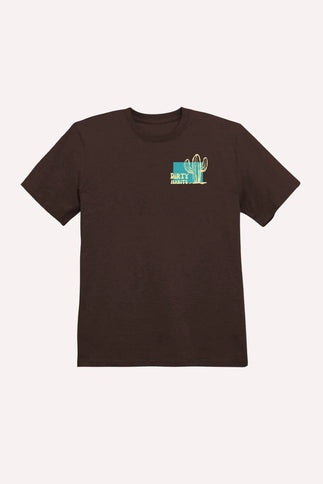 Gnarly Chocolate Tee - Brown