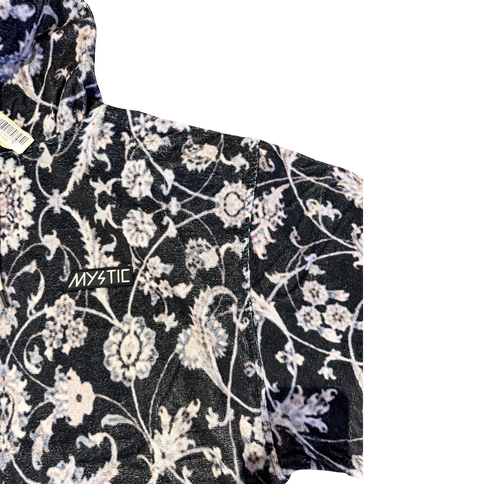 Poncho Velours - Black/White
