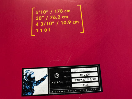 Aztron Falcon 5'10" 110L.