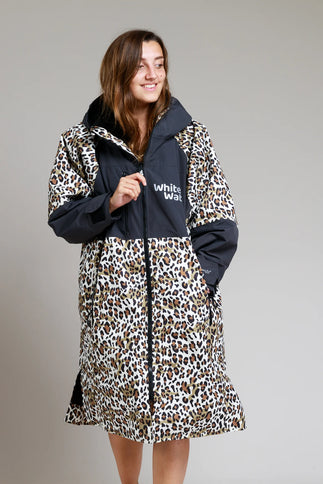 Hard Shell Robe - Leopard Print