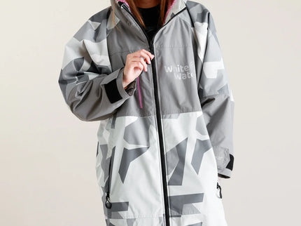 Hard Shell Robe - Arctic Camo/Pink