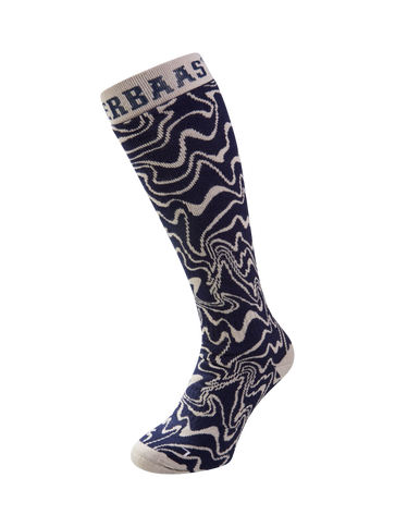 Ski Socks 2-pack - Navy Multi