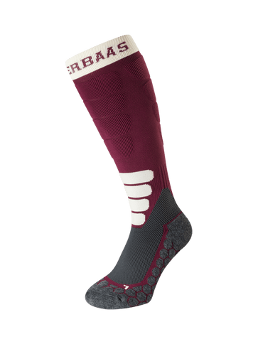 Merino Pro Ski Socks - Bordeaux
