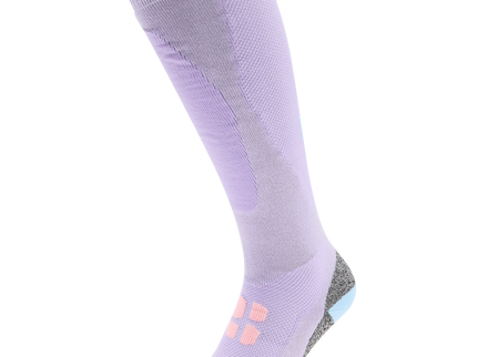 Bamboo Freeride Ski Socks - Lila
