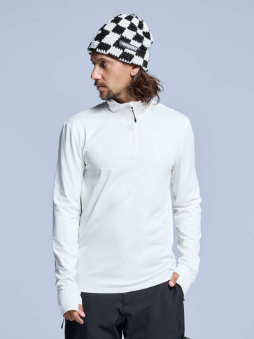 Checkerboard Beanie - Black White
