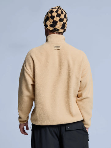 Checkerboard Beanie - Warm Sand