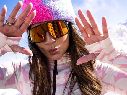 Teddy Twist Hat - Pink Blue Yellow