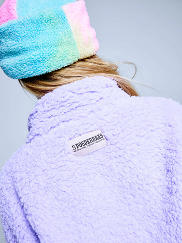 Teddy Twist Hat - Pink Blue Yellow