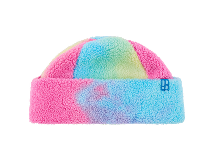 Teddy Twist Hat - Pink Blue Yellow