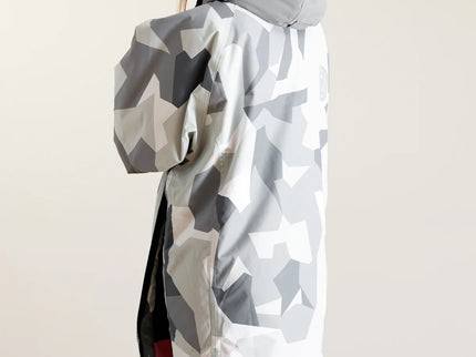 Hard Shell Robe - Arctic Camo/Pink
