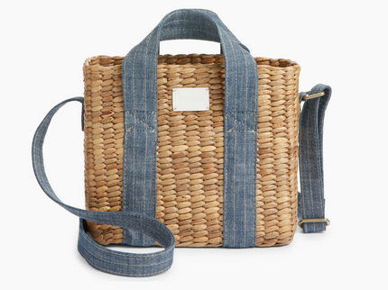 Premium Straw Tote Bag - Natural