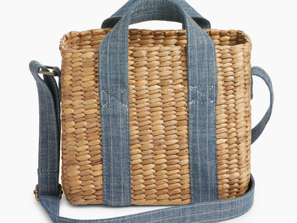 Premium Straw Tote Bag - Natural