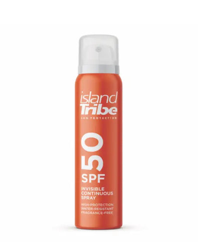SPF 50 clear gel spray 125ml continuous  Zonnebrand van Island Tribe | SHAKA