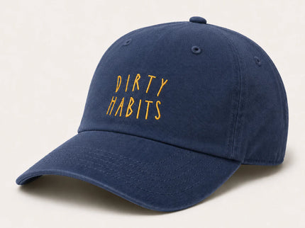 Shaka Vintage Cap - Navy  Cap van Dirty Habits | SHAKA