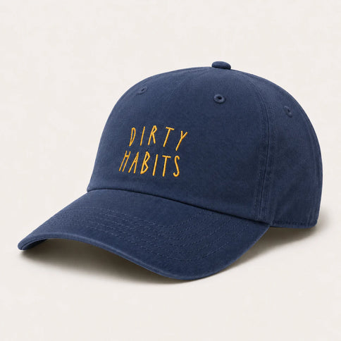 Shaka Vintage Cap - Navy  Cap van Dirty Habits | SHAKA