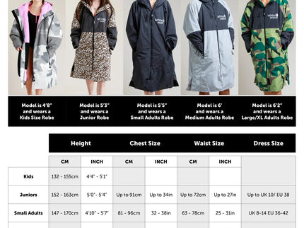 Hard Shell Robe - Arctic Camo/Pink
