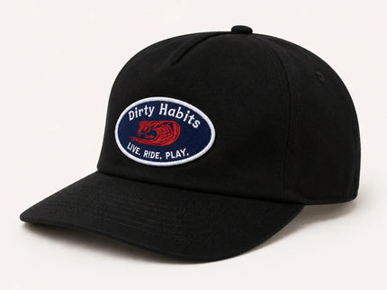 Wave Cap - Black  Cap van Dirty Habits | SHAKA