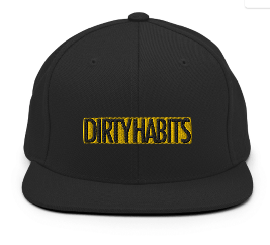 Branded Snapback - Black