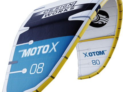 Cabrinha Moto X Design Works 2025 - C5 White /  turquoise / black / gold