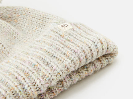 Surf Neps Pom-Pom Beanie  - Stone