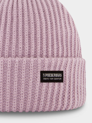 Royal Rib Beanie - Purple